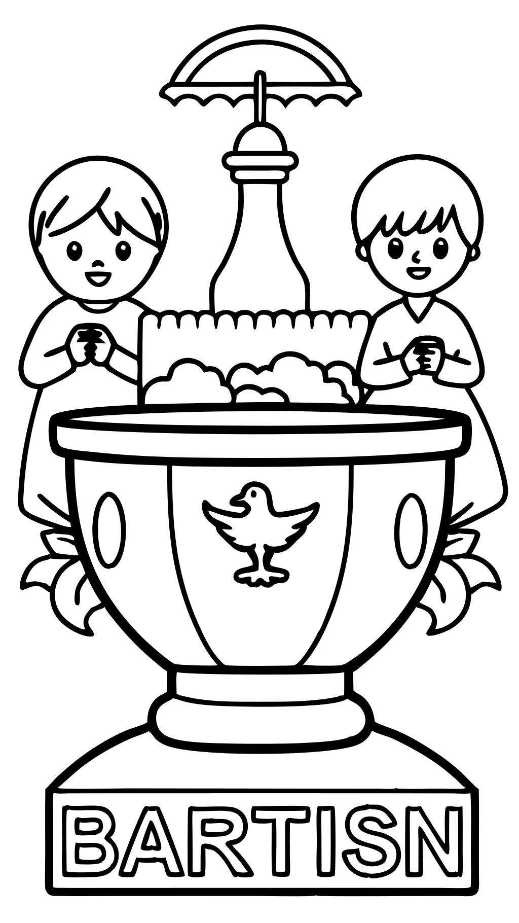 baptism coloring pages lds